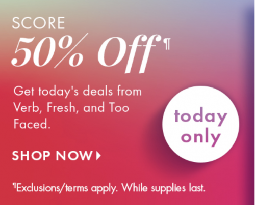 Sephora Canada Insider Sale: Save 50%off on Makeup Today Only